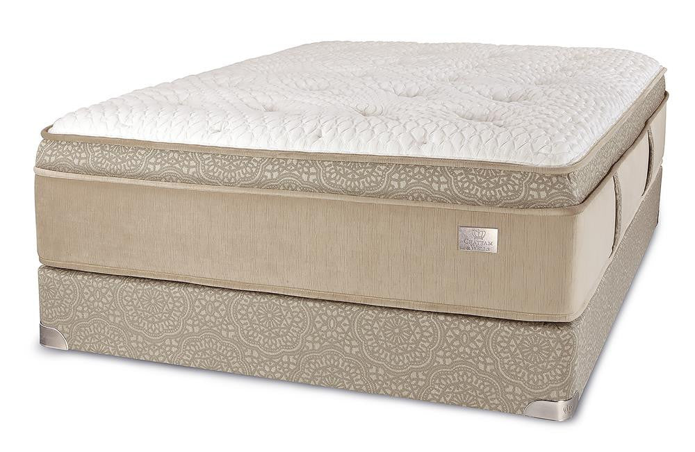 Chattam & Wells Franklin Euro Top Mattress Low Profile Set