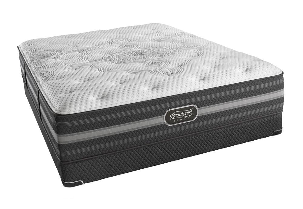 Simmons Beautyrest Black Desiree Plush Mattress Low Pro Set